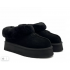 UGG PLATFORM SLIPPER BLACK