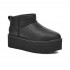 Ugg Classic Ultra Mini Platform Leather Black