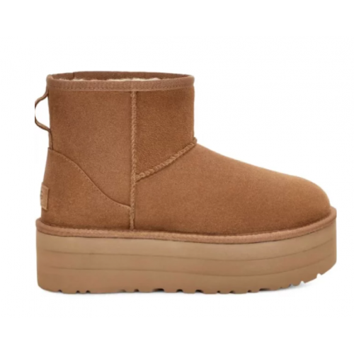 UGG CLASSIC MINI PLATFORM CHESTNUT