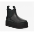 Ugg Chelsea  Platform  Black Leather