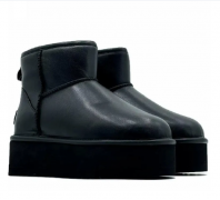 Ugg Classic Mini Platform Black Leather