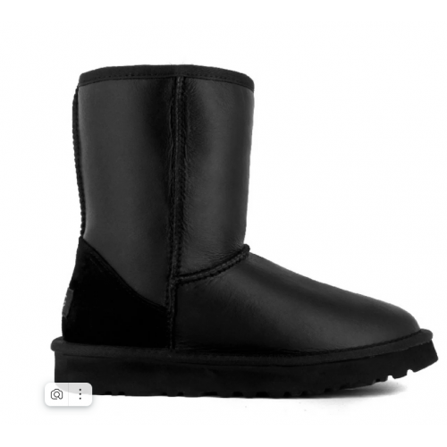 Ugg Men's Classic Short Black Metallic