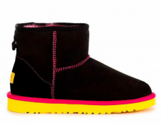 Ugg Classic Mini II Black-Yellow