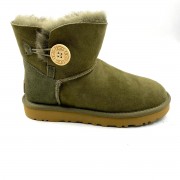 UGG WOMEN'S MINI BAILEY BUTTON  OLIVE