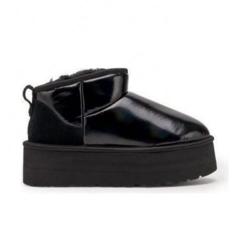 Ugg Ultra Mini Platforma High Shine Black