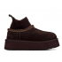 Ugg Tazz Knit Platform Chocolate