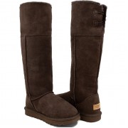 Ugg  Over The Knee Bailey Button 2 Chocolate