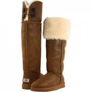 Ugg  Over The Knee Bailey  Button 2  Chestnut Bomber